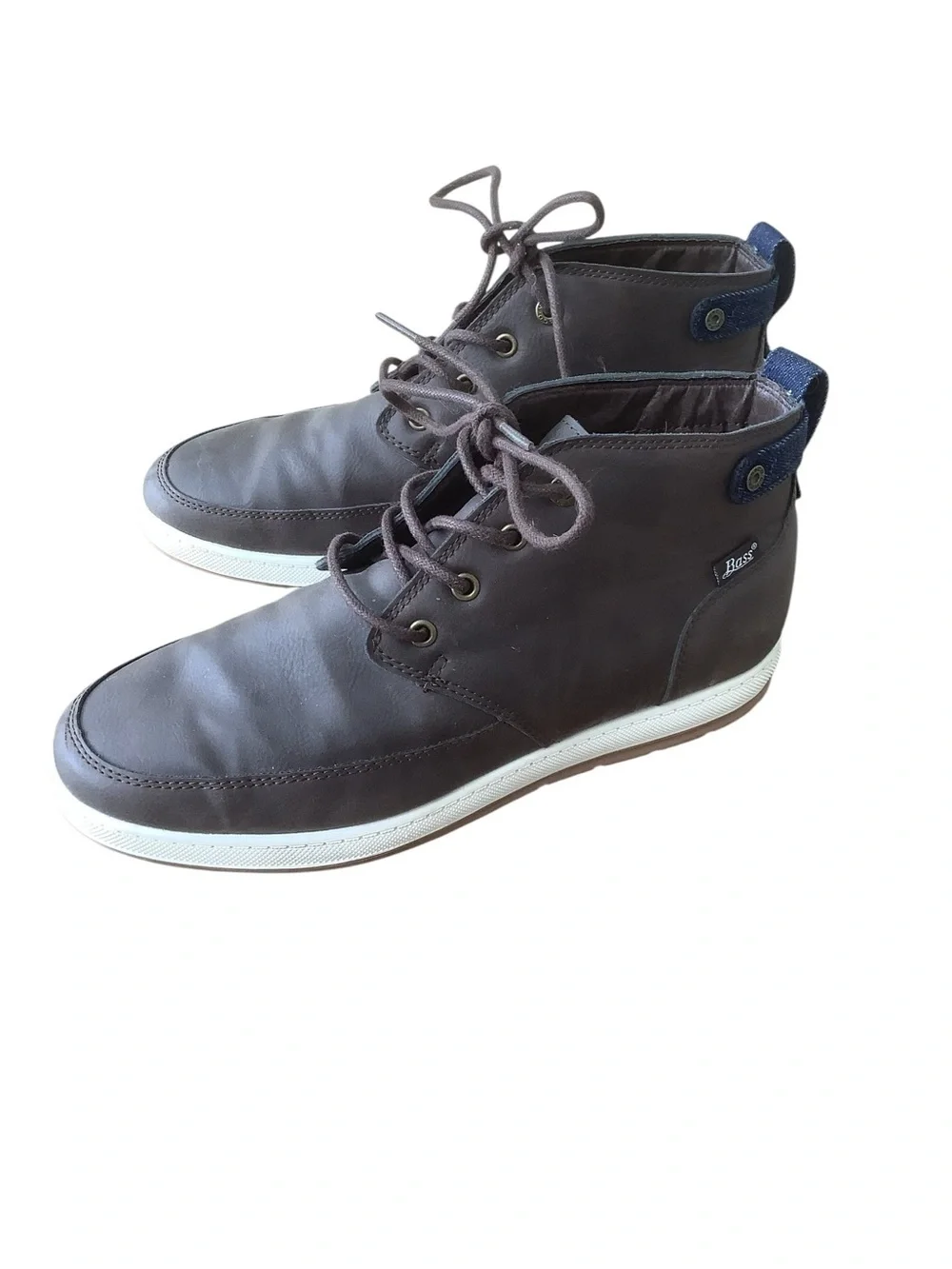 Bass Brown Leather Chukka Boots Sneakers Hybrid Men’s 10.5 Casual Lace Up